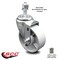 Service Caster Semi Steel Swivel Threaded Stem Caster w/Roller Bearing - 4" Wheel & 12MM Stem SCC-TS20S415-SSR-M1215 - alternate 3